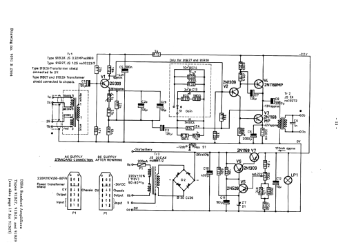Microphone Amplifier 91B27 - 91B28 - 91B29; Disa Elektronik A/S; (ID = 2008256) Ampl/Mixer