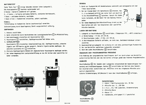 Handfunkgerät FSG4,S/N 273 1026; Dittel GmbH, Walter, (ID = 2094096) Commercial TRX