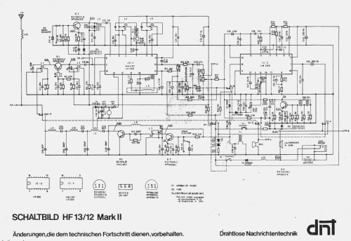 CB Handsprechfunkgerät HF-13/12 Mark II; DNT Drahtlose (ID = 2048397) Cittadina