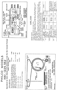 Philco 1225; Dominion Radio & (ID = 2753741) Radio