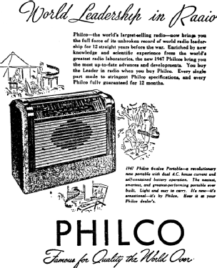 Philco 350; Dominion Radio & (ID = 2713633) Radio