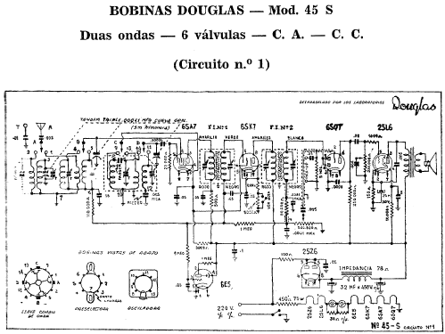 45S circuit 1; Douglas (ID = 1934537) Radio