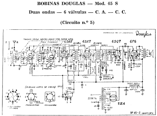 45S circuit 5; Douglas (ID = 1934544) Radio