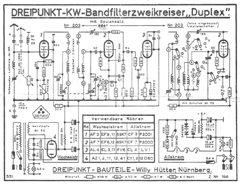 Spulensatz 203; Dreipunkt-Gerätebau, (ID = 1575224) mod-past25