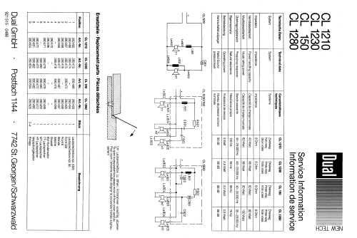 CL1280; Dual, Gebr. (ID = 1880962) Speaker-P