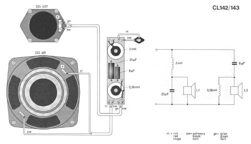 CL 142 , CL 142 W; Dual, Gebr. (ID = 1062116) Speaker-P