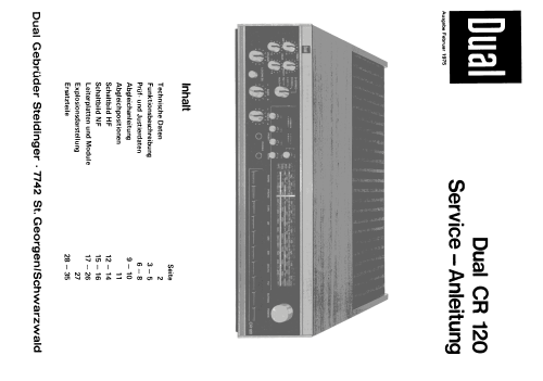 CR120; Dual, Gebr. (ID = 1944474) Radio