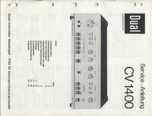 CV1400; Dual, Gebr. (ID = 2096736) Ampl/Mixer