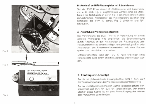 Entzerr-Vorverstärker TVV47; Dual, Gebr. (ID = 2074781) Ampl/Mixer