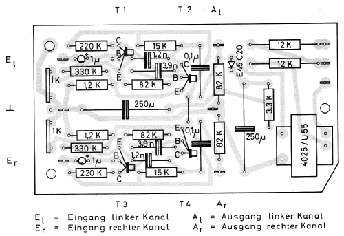 Entzerr-Vorverstärker TVV 46; Dual, Gebr. (ID = 107869) Ampl/Mixer