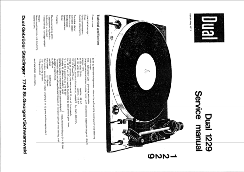 1229/T 513 ; Dual, Gebr. (ID = 572288) Sonido-V