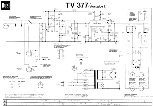 HS130W Ch= Dual 1224 + TV377 v2; Dual, Gebr. (ID = 2021650) Sonido-V