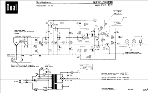 Verstärker TV71; Dual, Gebr. (ID = 315536) Ampl/Mixer