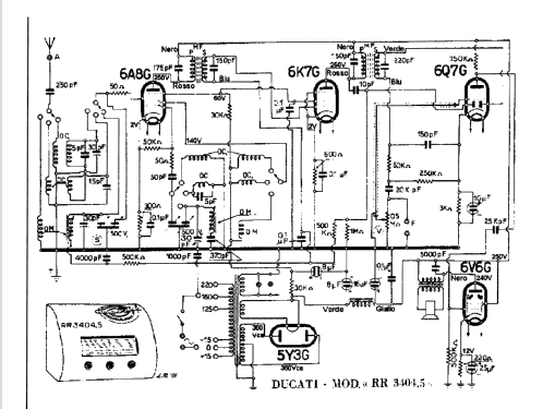 RR3404 'Paniere' Ch= RR3404.5; Ducati, SSR Società (ID = 665766) Radio