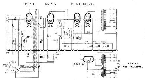 RG2501; Ducati, SSR Società (ID = 2532774) Ampl/Mixer