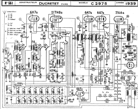 C2975; Ducretet -Thomson; (ID = 222157) Radio