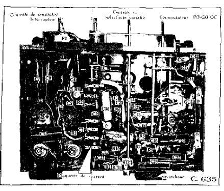 C635; Ducretet -Thomson; (ID = 611071) Radio