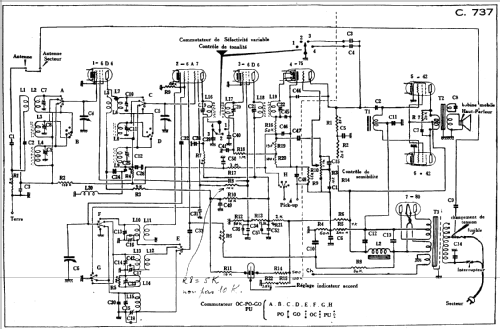 C737; Ducretet -Thomson; (ID = 92948) Radio