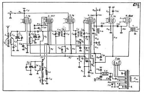 C75B; Ducretet -Thomson; (ID = 2601362) Radio