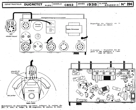 C 852; Ducretet -Thomson; (ID = 217643) Radio