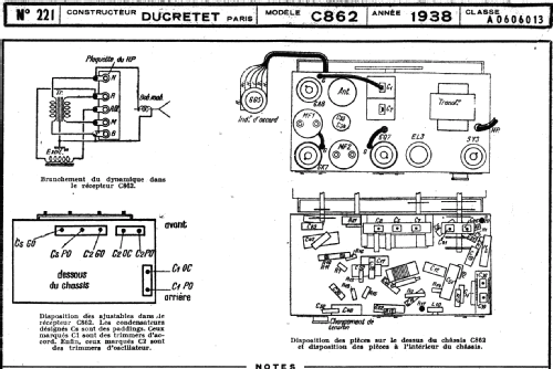 C862; Ducretet -Thomson; (ID = 216798) Radio