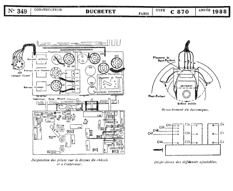 C870; Ducretet -Thomson; (ID = 2207451) Radio