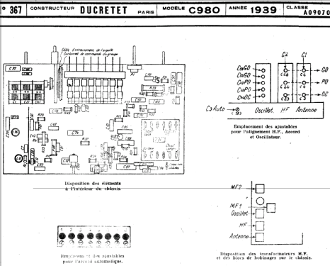 C 980; Ducretet -Thomson; (ID = 219190) Radio