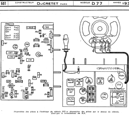 Colonial D77; Ducretet -Thomson; (ID = 223422) Radio