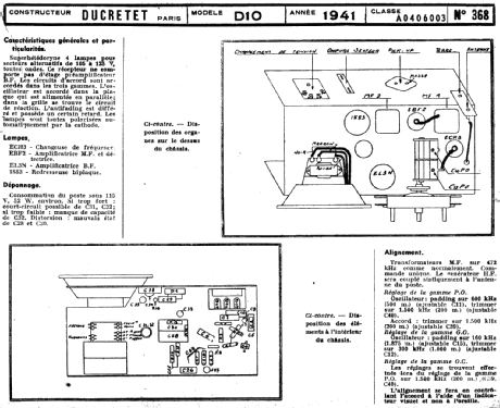 D10; Ducretet -Thomson; (ID = 219192) Radio