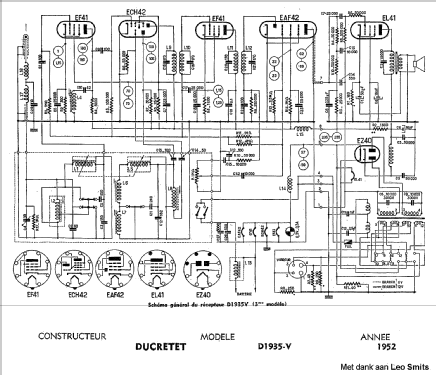 D1935V ; Ducretet -Thomson; (ID = 335211) Autoradio