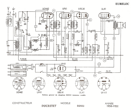 D2923; Ducretet -Thomson; (ID = 211304) Radio