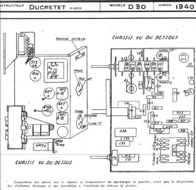 D30; Ducretet -Thomson; (ID = 220350) Radio