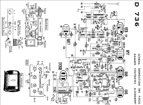 D836; Ducretet -Thomson; (ID = 2652713) Radio