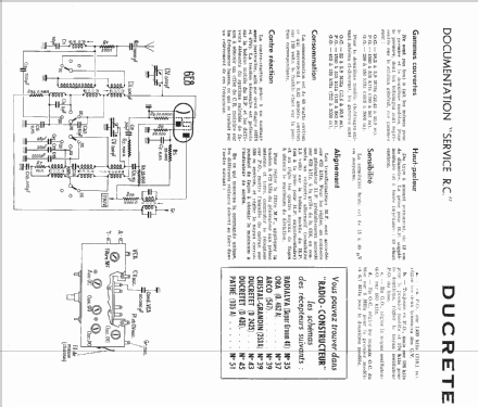 D836; Ducretet -Thomson; (ID = 2652714) Radio