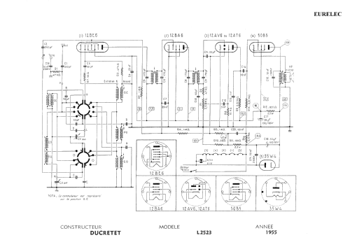 L2523; Ducretet -Thomson; (ID = 211988) Radio