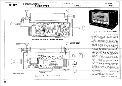 L346A; Ducretet -Thomson; (ID = 1196799) Radio