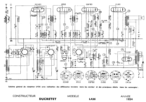 L436; Ducretet -Thomson; (ID = 356332) Radio