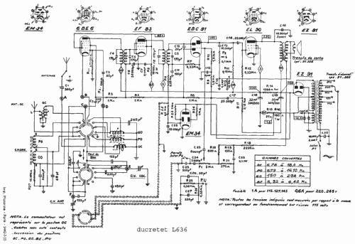 L636; Ducretet -Thomson; (ID = 402095) Radio