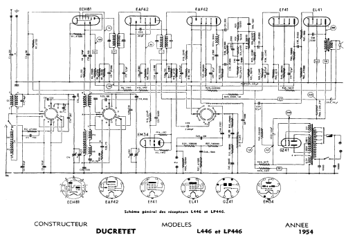 LP446; Ducretet -Thomson; (ID = 356336) Radio