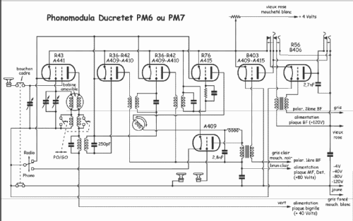 Phonomodula PM6; Ducretet -Thomson; (ID = 402263) Radio