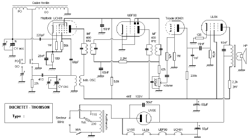 R2012; Ducretet -Thomson; (ID = 81181) Radio