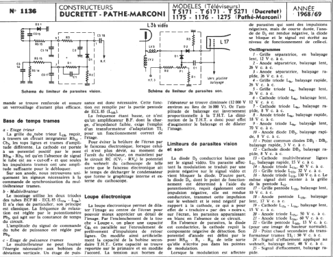 T6171; Ducretet -Thomson; (ID = 292052) Televisore