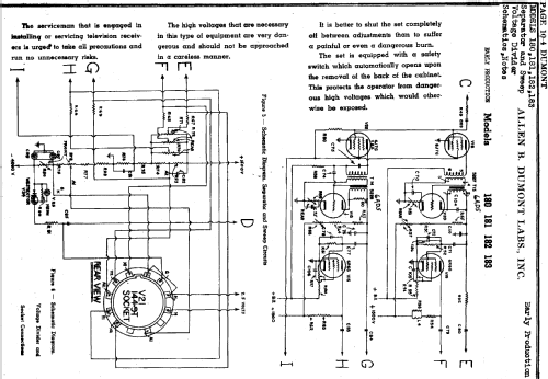 182 ; DuMont Labs, Allen B (ID = 690059) Television