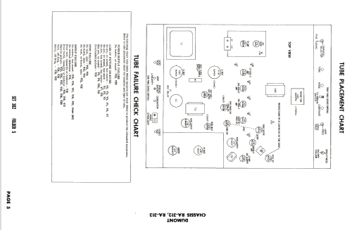 Barton Ch= RA-313; DuMont Labs, Allen B (ID = 2691720) Television