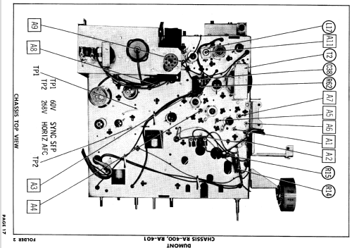 Beaumont '21' Ch= RA-401; DuMont Labs, Allen B (ID = 942162) Television