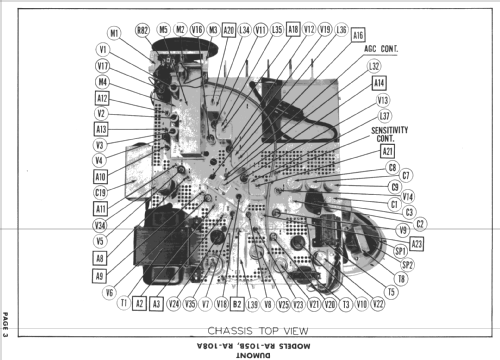 Bradford RA-108A; DuMont Labs, Allen B (ID = 730414) Television