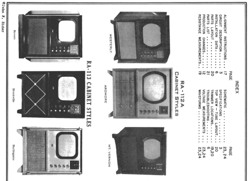 Brookville RA-113-B1; DuMont Labs, Allen B (ID = 739457) Fernseh-R