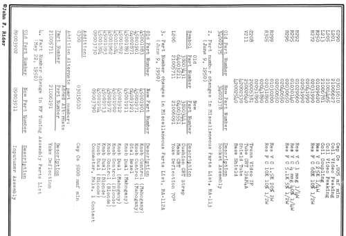 Burlingame RA-113-B5; DuMont Labs, Allen B (ID = 739689) TV Radio