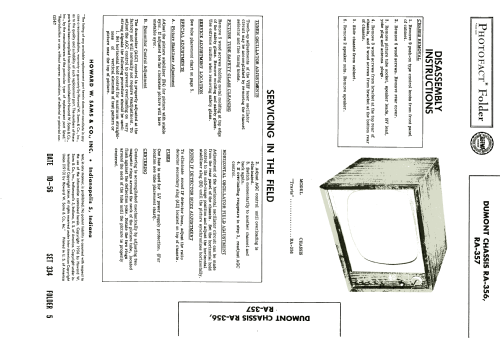 Cambridge Ch= RA-356; DuMont Labs, Allen B (ID = 1943137) Televisore