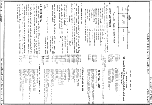 Clifton RA-102-B1; DuMont Labs, Allen B (ID = 730304) TV-Radio